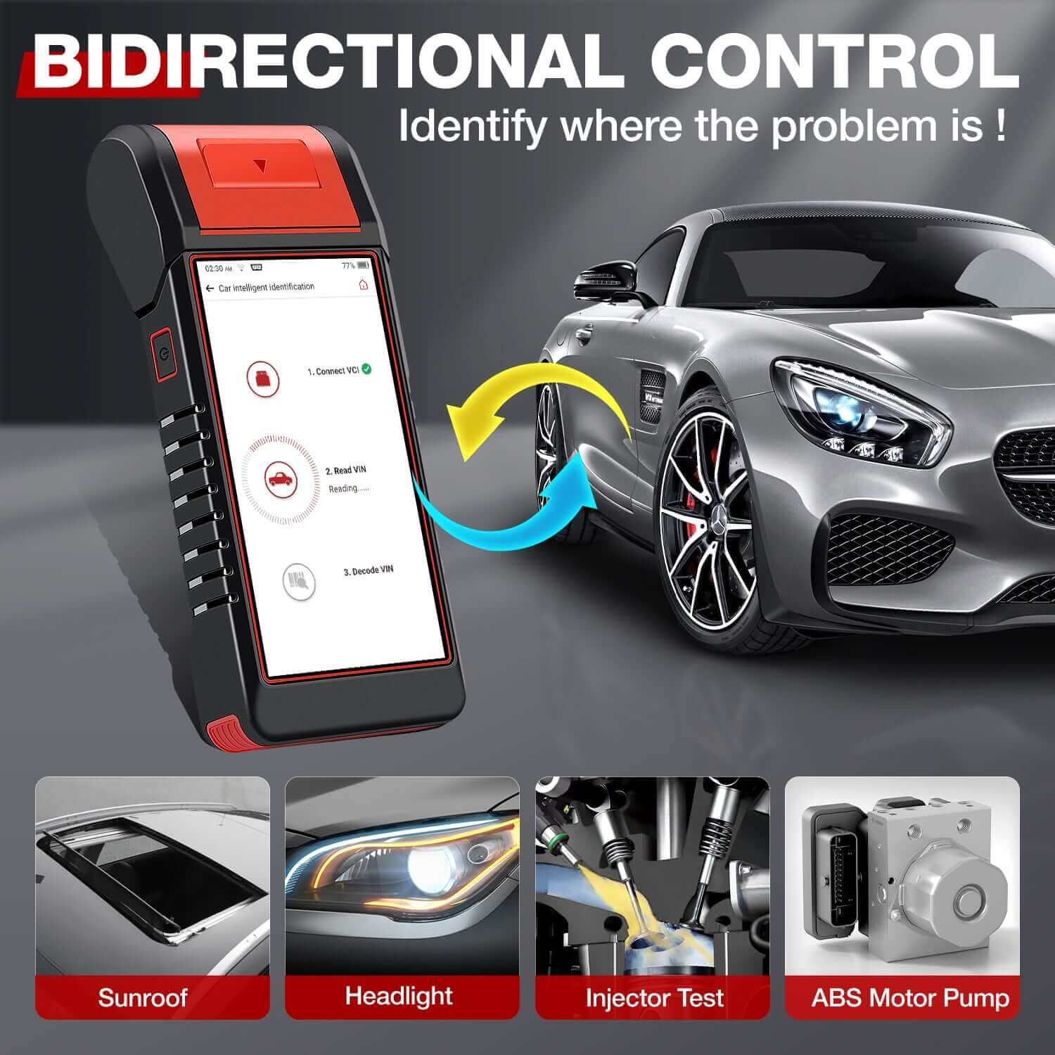 KINGBOLEN® K6 PRO All Systems Battery Tester TPMS Printer Diagnostic Scanner with 2 Years Free update K7 upgrate version - Image 7