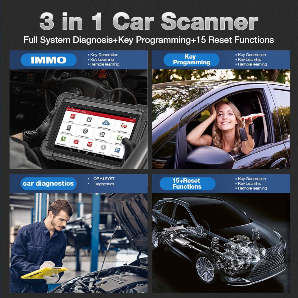 LAUNCH® X431 IMMO Elite Key Programmer All System With 40+ Reset Service Diagnostic Tool Support CANFD & DOIP - Image 6