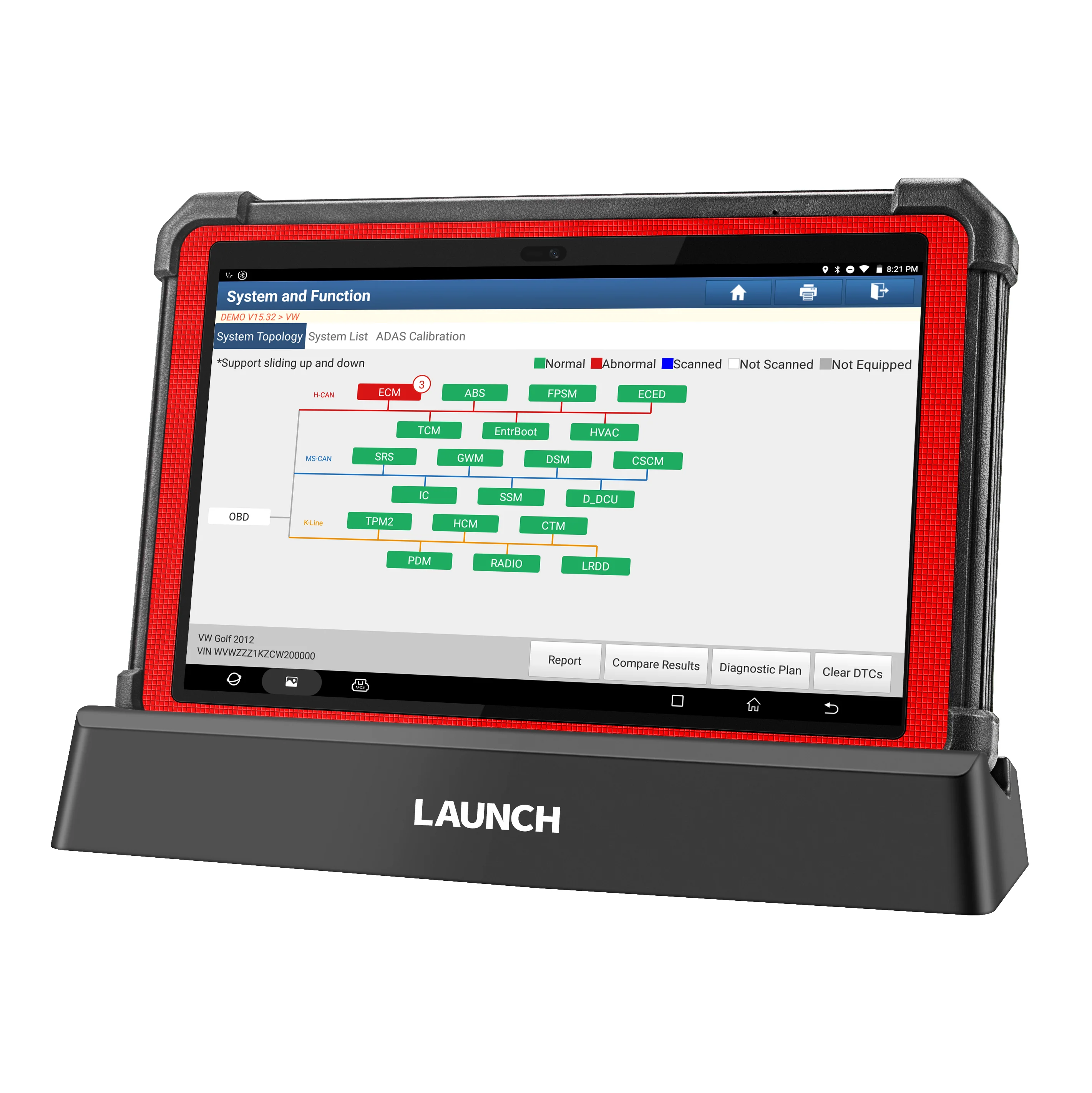 Launch X431 PAD V Smartbox 2025 – Full System Diagnostic Scanner with Bi-Directional Control, J2534/D-PDU/RP1210, CAN FD & DOIP Support, ECU Coding, Topology Mapping – Compatible with Heavy-Duty Trucks & EVs, 60+ Reset Functions - Image 3