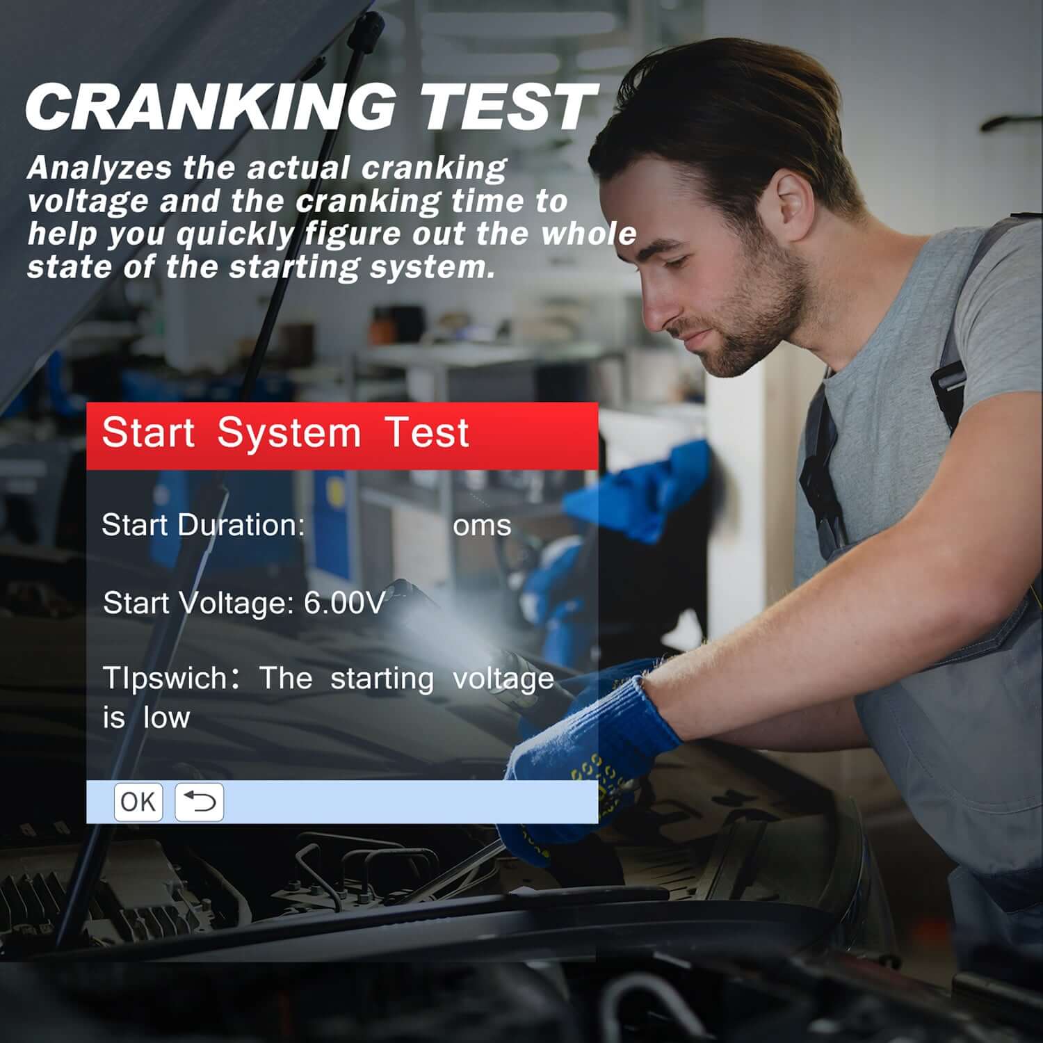 LAUNCH® CRB3001 OBD2 Scanner and Battery Tester - Image 5