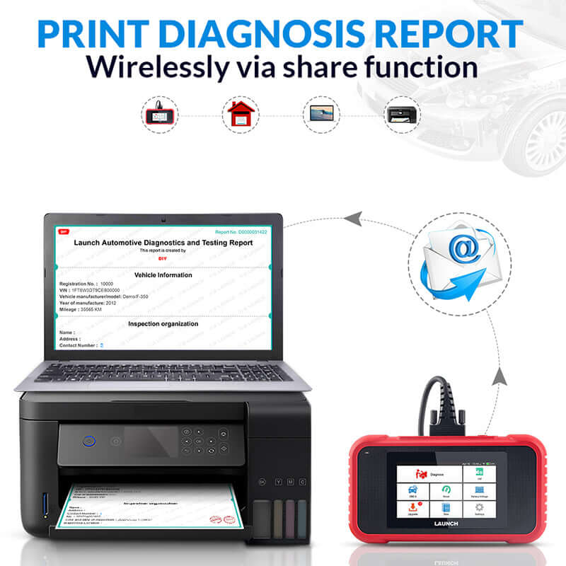 LAUNCH® CRP129E OBD2 Scanner – Engine/ABS/SRS/Transmission Diagnostics with 8 Reset Functions - Image 8