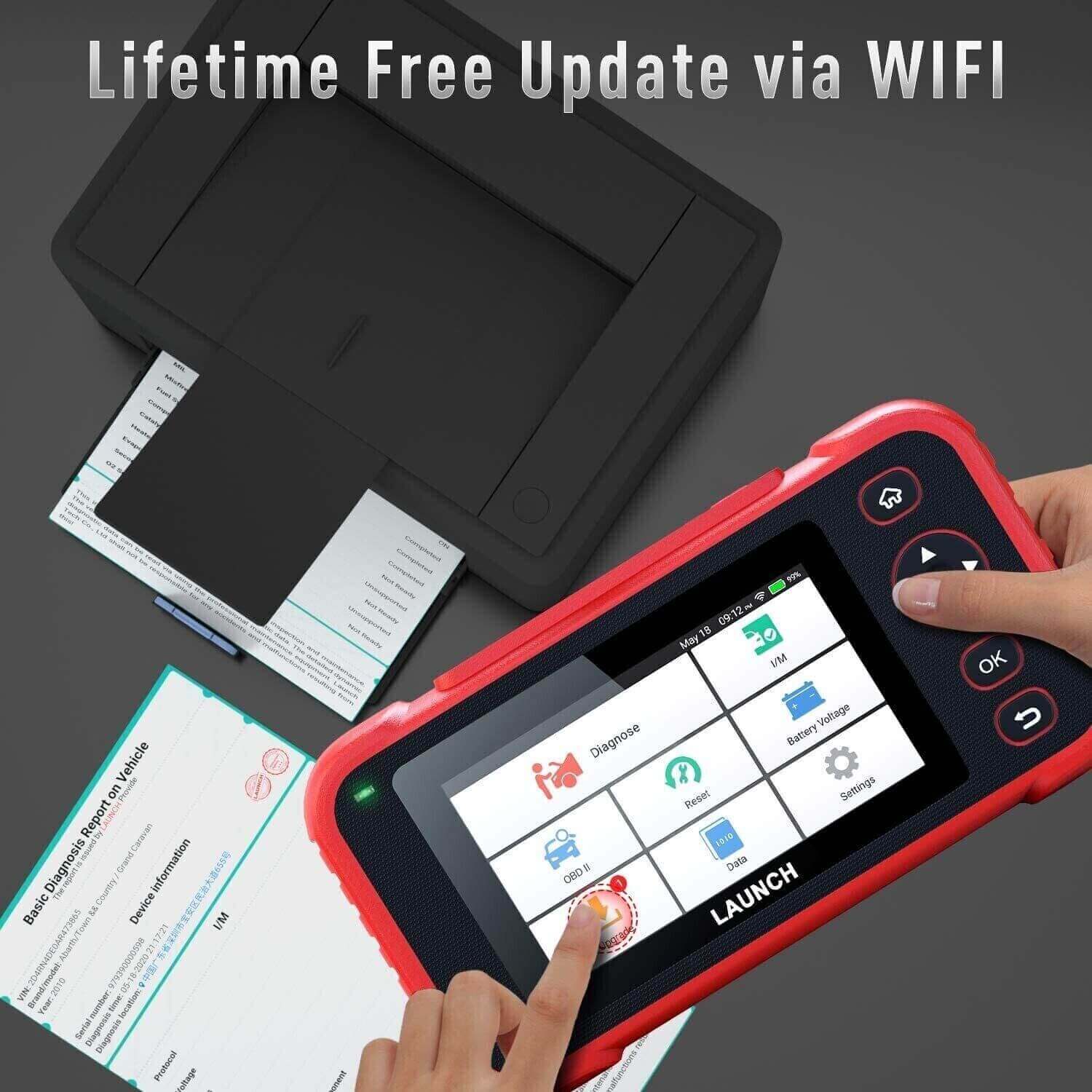 Launch CRP129i OBD2 Car Scanner Engine ABS SRS SAS TPMS EPB Diagnostic Tool - Image 7