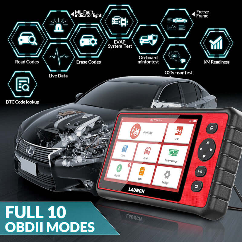 LAUNCH® CRP909E All Systems OBD2 Sanner with 28 Reset Functions - Image 4