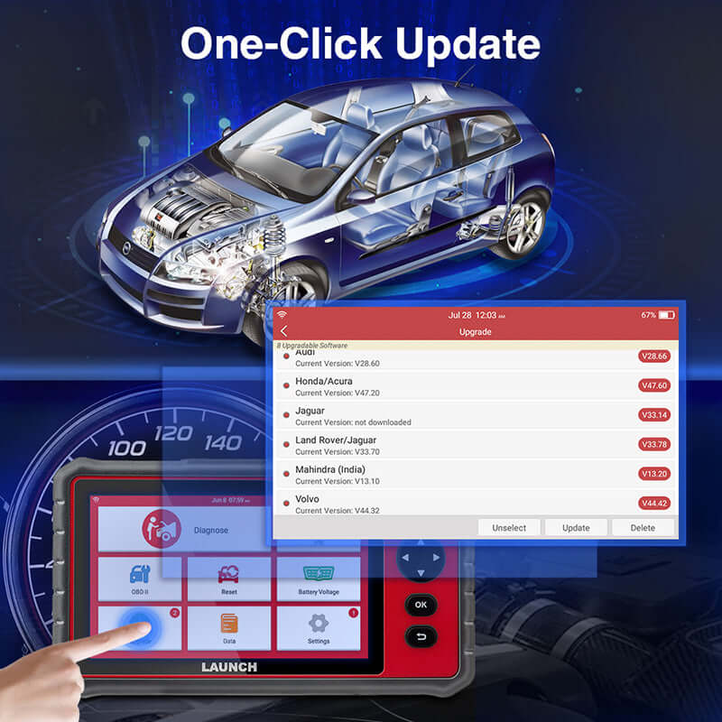 LAUNCH® CRP909E All Systems OBD2 Sanner with 28 Reset Functions - Image 8