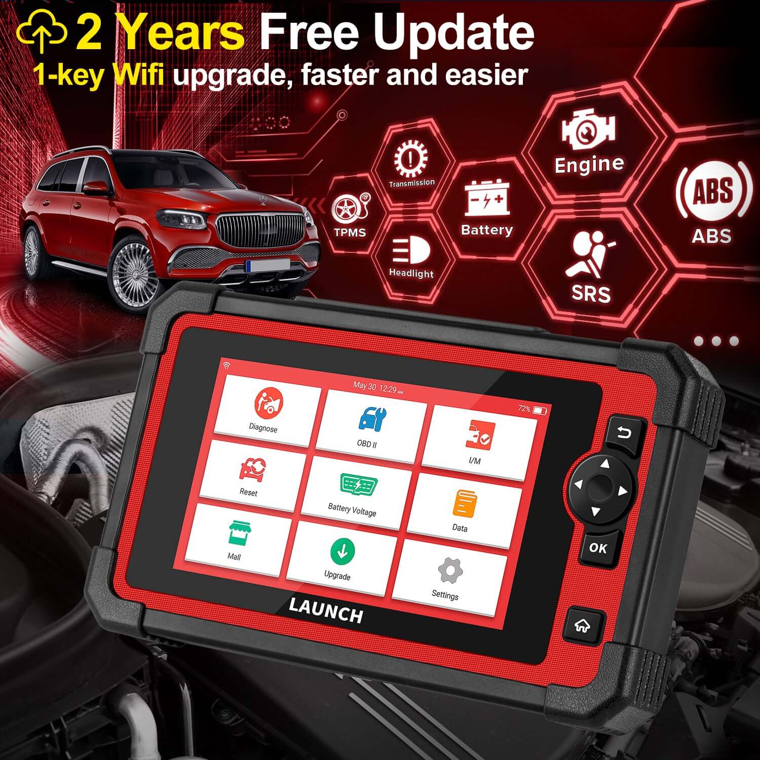 LAUNCH® CRP919E CAN-FD OBD2 Sanner with Bi-directional and ECU Coding - Image 6