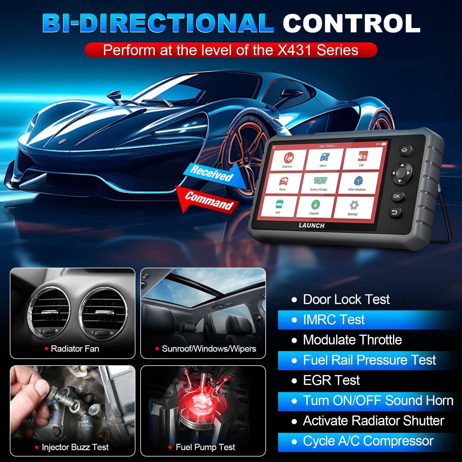 2026 Launch X431 CRP919E Lite All System Diagnostic & 32+ Services OBD2 Scanner with FCA Function - Image 2