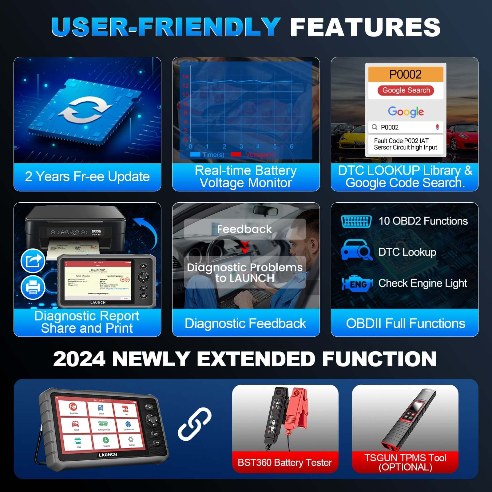 2026 Launch X431 CRP919E Lite All System Diagnostic & 32+ Services OBD2 Scanner with FCA Function - Image 6