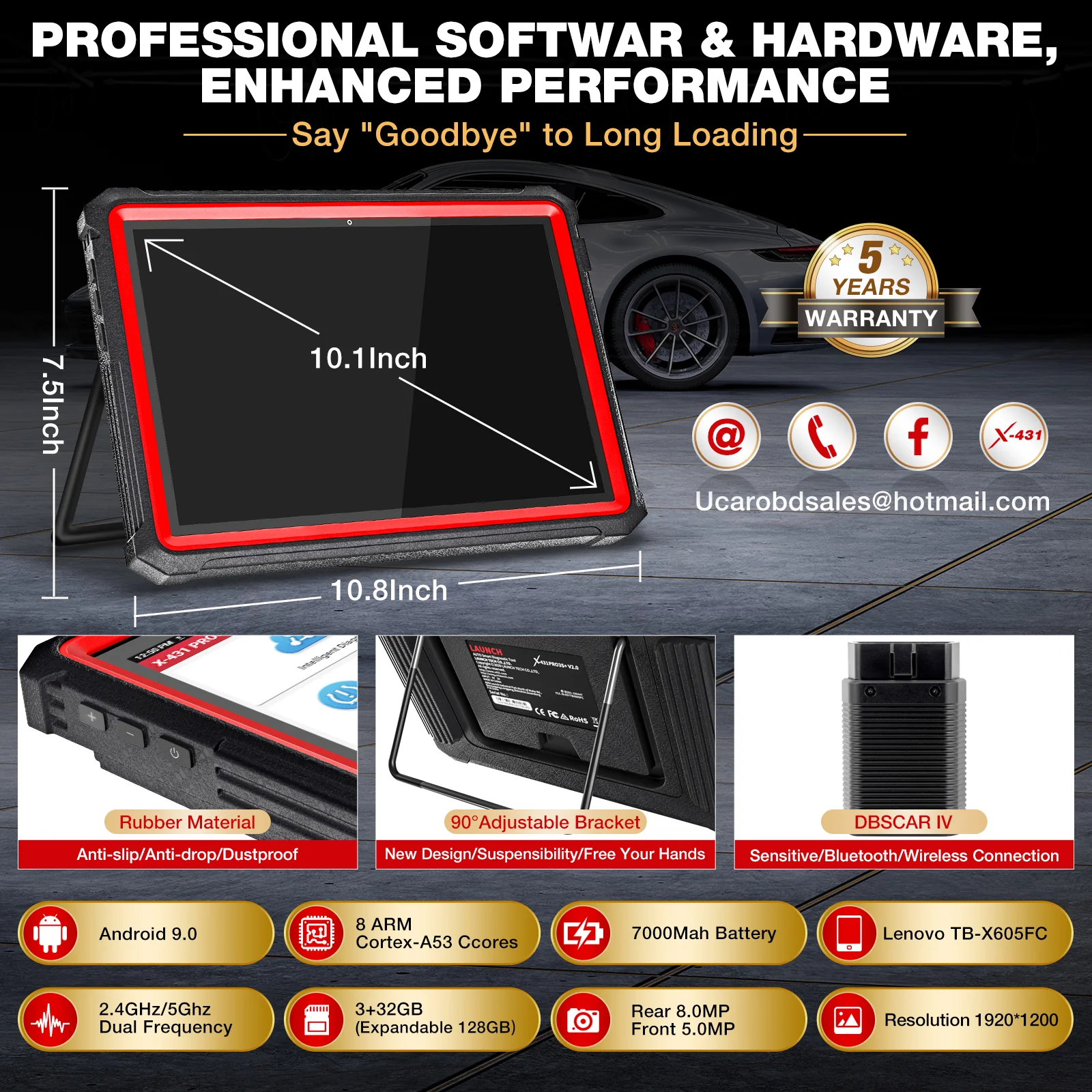 2026 LAUNCH X431 PRO3S+ V2.0 – Advanced Bi-Directional Diagnostic Scanner with ECU Coding & Topology - Image 7