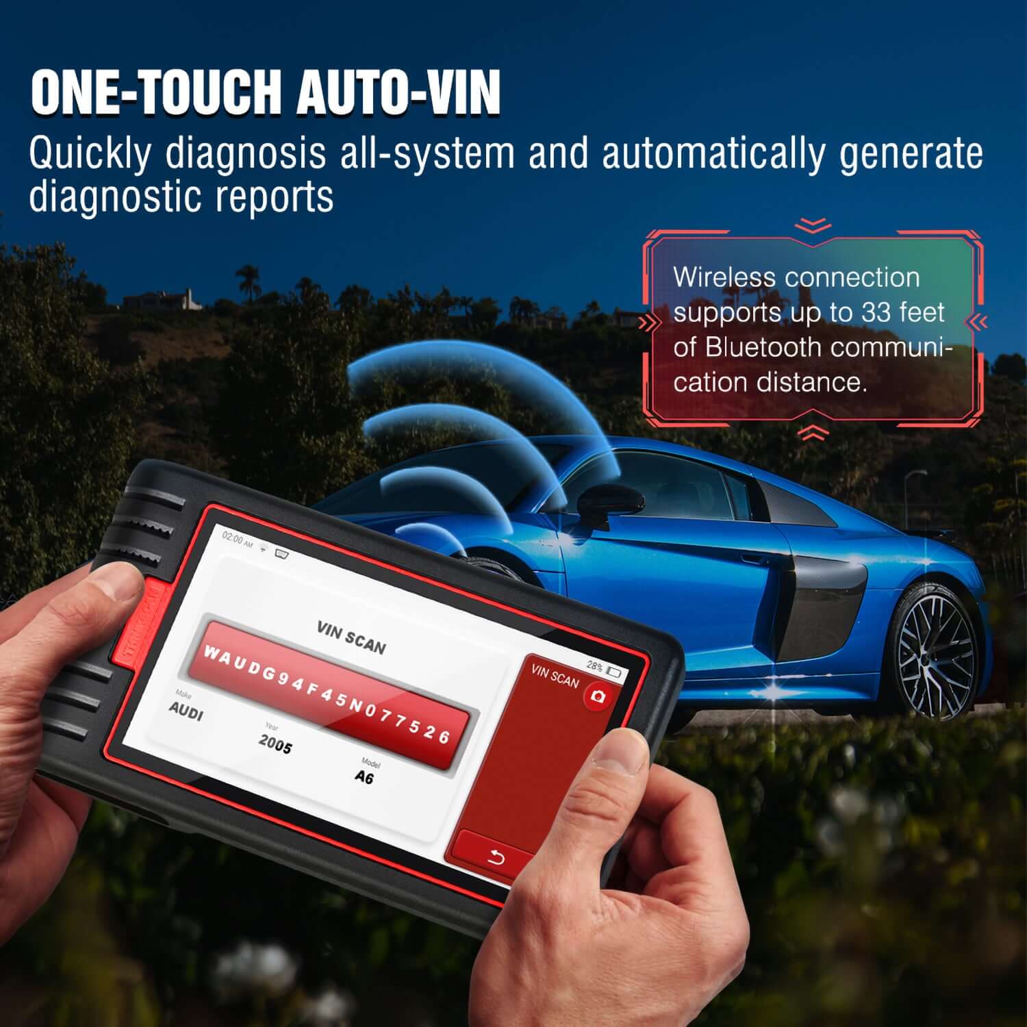 Thinkcar Thinkscan Max2 OBD2 Scanner, Wireless All-System Tool with 28+ Resets & Lifetime Free Updates - Image 7