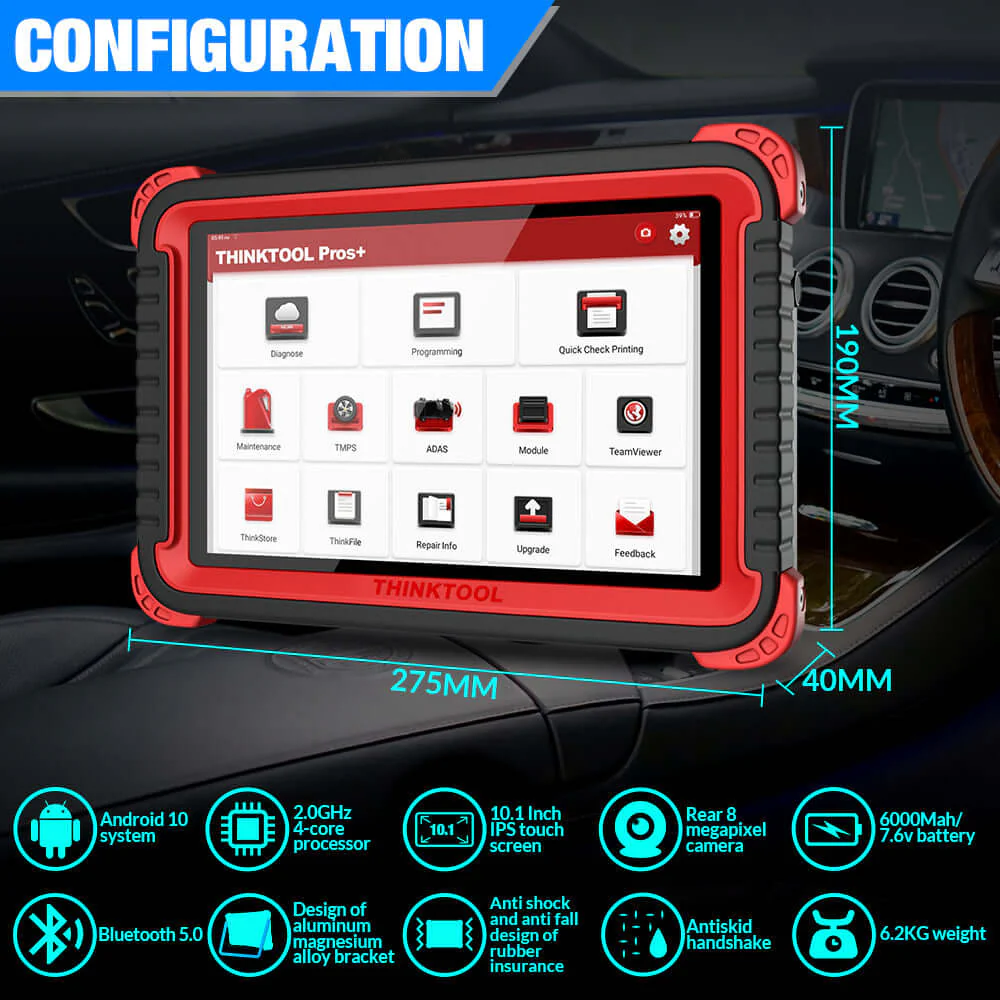 THINKCAR® Thinktool Pros+ ECU Online Programming OBD2 Scanner(ONLY SHIP TO US) - Image 6