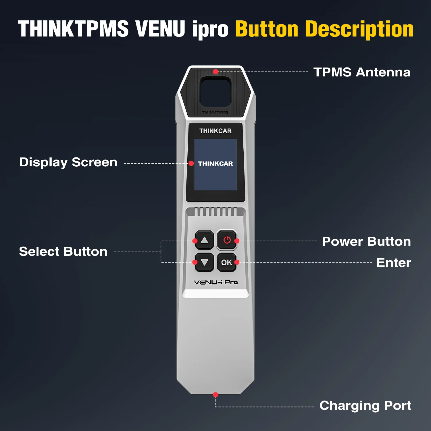 VENU-i Pro TPMS Sensor Tool – Diagnose, Program, Relearn Tire Sensors – Supports Thinkdiag, THINKTOOL, Kingbolen K Series – Enhanced THINKTPMS G2 - Image 9